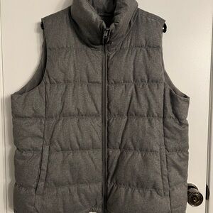 Women’s Heather Gray Puffer Vest XXL